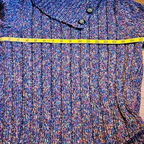 Dressbarn Asymmetrical Turtleneck Collared Sweater Size Med - Picture 7 of 9